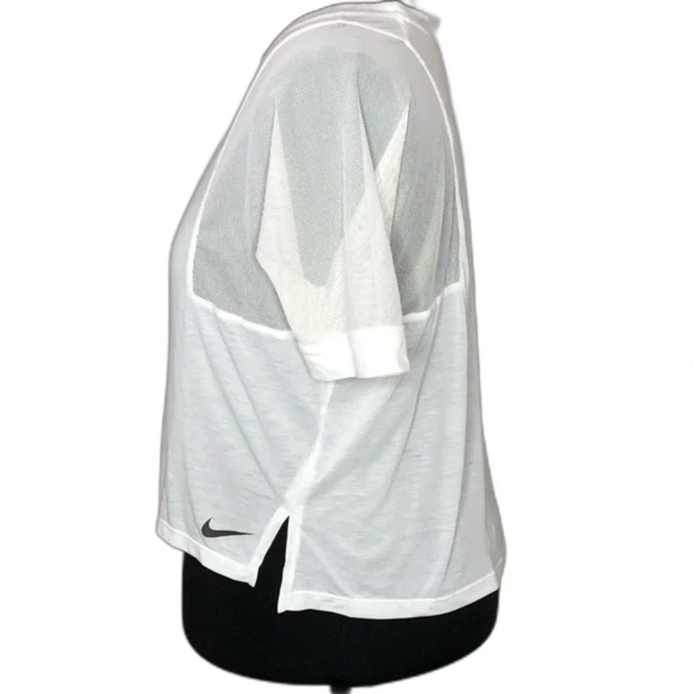 Nike XS Shorts And Mesh Oversized Crop Top Outfit